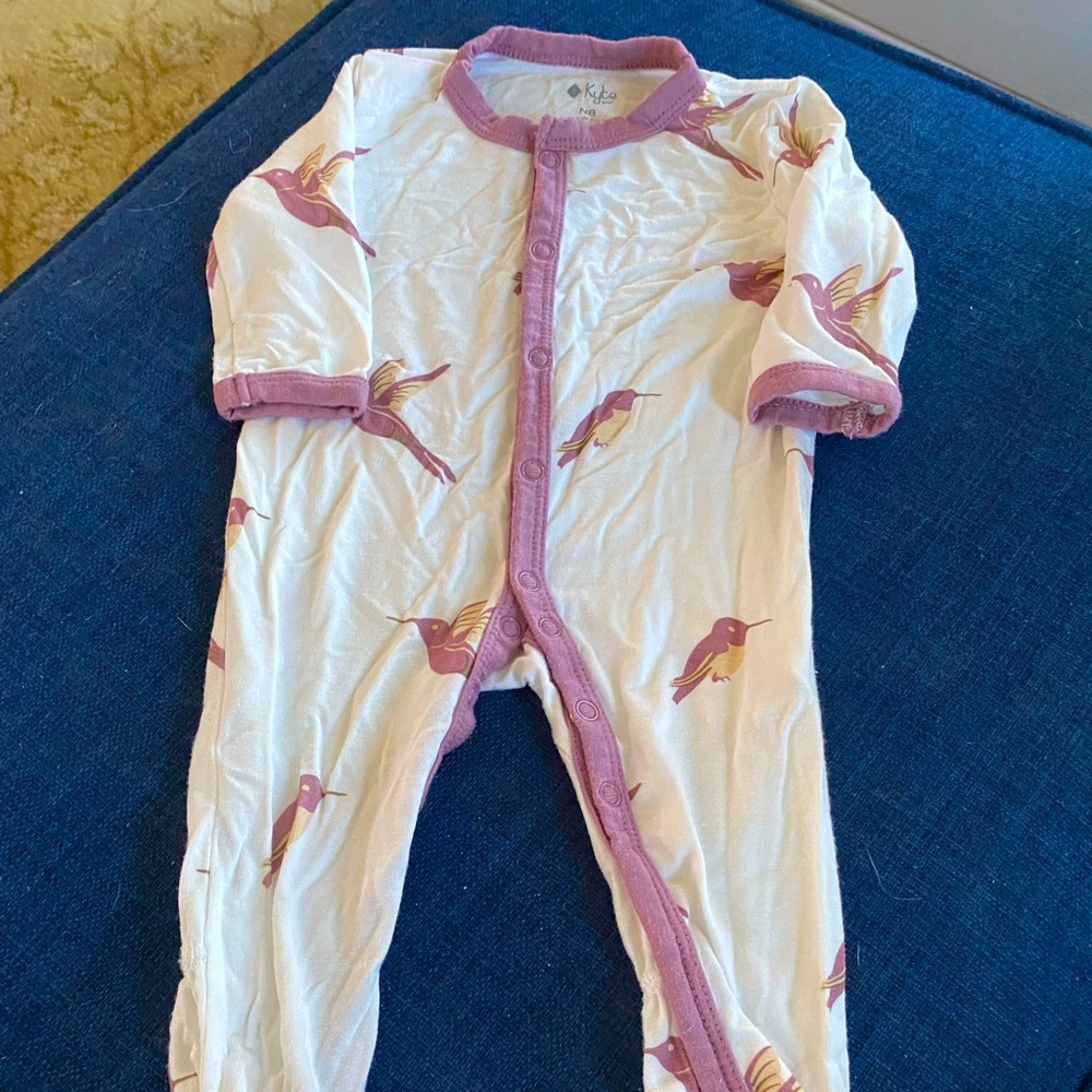 Kyte Baby one piece footie pjs.